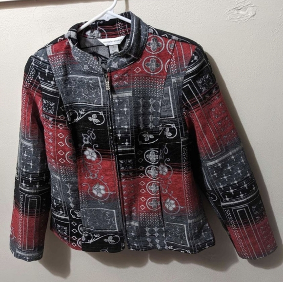 Christopher & Banks - womens zippered jacket - Picture 1 of 8